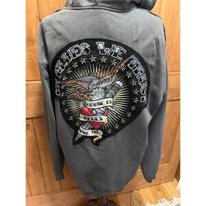 Vintage Men's House of Blues Hoodie Size XL Oversized Full Zip